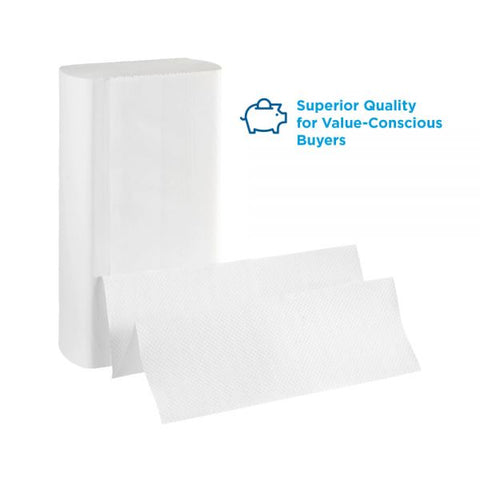 Georgia Pacific Professional Multifold Paper Towels, 9 1/4 x 9 2/5, 1-Ply, White, 250 Sheets/Pack, 16 Packs/Carton