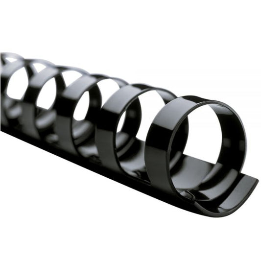 5/16" Binding Combs, 40-Sheet Capacity, Black, Pack Of 100