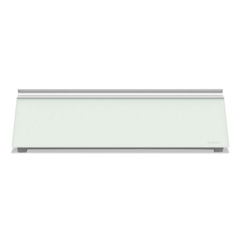 Quartet Glass Dry Erase Desktop Computer Pad, 18 x 6, White Surface