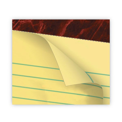 Ampad Gold Fibre Quality Writing Pads, Narrow Rule, 50 Canary-Yellow 8.5 x 11.75 Sheets, Dozen