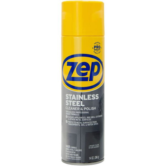 Zep Commercial Stainless Steel Polish, 14 oz Aerosol