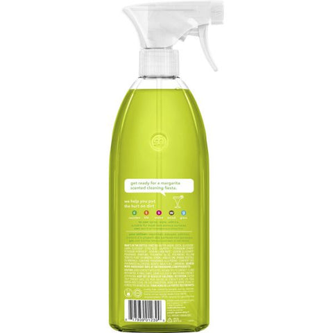 Method All Surface Cleaner, Lime and Sea Salt, 28 oz Spray Bottle, 8/Carton