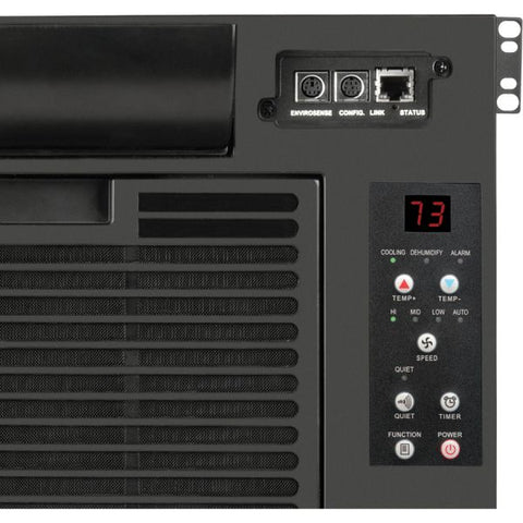 Tripp Lite Rackmount Cooling Unit Air Conditioner 7K BTU 2.0kW 120V 60Hz Cooler - 2051.50 W Cooling Capacity - Dehumidifier - Black