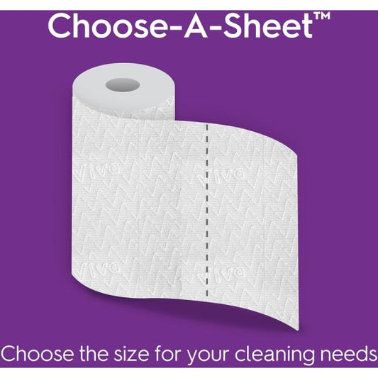 2 Ply - White - Perforated, Absorbent, Cleaning, Durable, Strong, Versatile - For Multi Surface - 12 / Pack