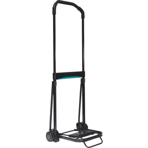 Kantek Ultra-Lite Folding Cart, 150 lb Capacity, 9.75 x 11 Platform, Black