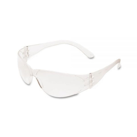 MCR Safety Checklite Scratch-Resistant Safety Glasses, Clear Lens