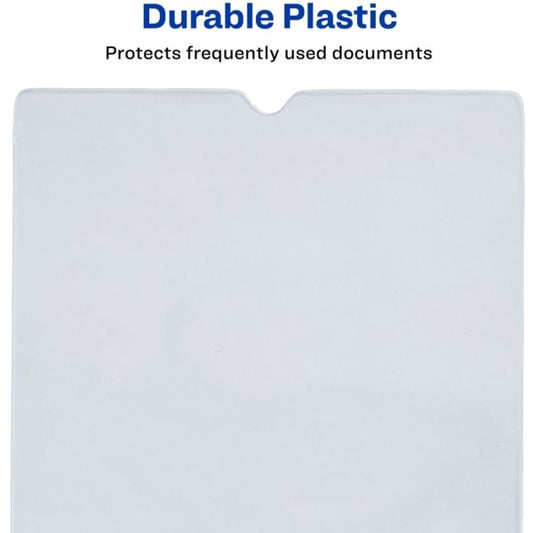 Avery Top-Load Clear Vinyl Envelopes w/Thumb Notch, 4 x 6, Clear, 10/Pack