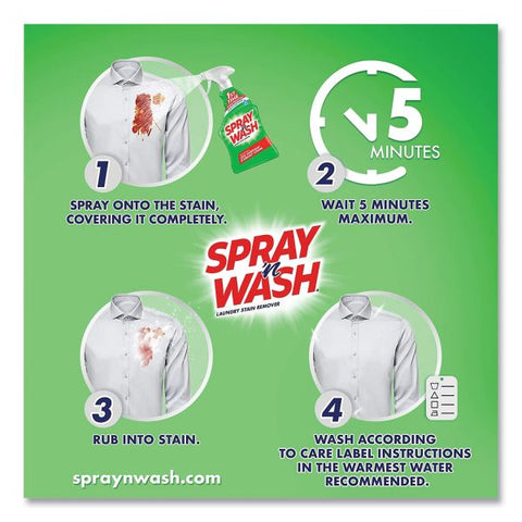 SPRAY ‘n WASH Stain Remover, 22 oz Spray Bottle, 12/Carton