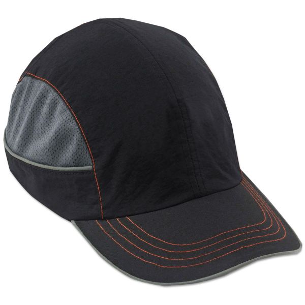 ergodyne Skullerz 8950 Bump Cap, Long Brim, Black