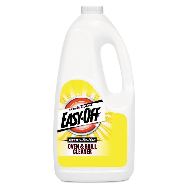 Professional EASY-OFF Ready-to-Use Oven and Grill Cleaner, Liquid, 2qt Bottle