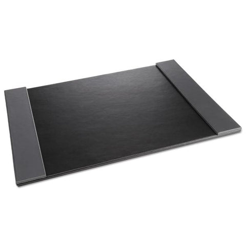 Artistic Monticello Desk Pad, with Fold-Out Sides, 24 x 19, Black