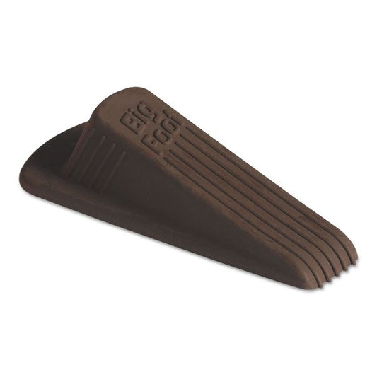 Master Caster Big Foot Doorstop, No-Slip Rubber, 2.25w x 4.75d x 1.25h, Brown, 12/Box