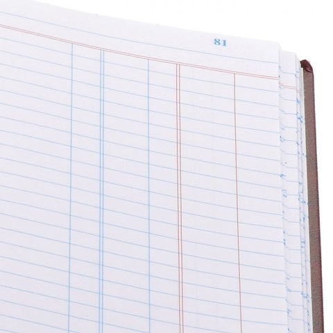 Wilson Jones S300 Account Journal 7 1/4" x 11 3/4" - 2 Columns - 33 Lines - 150 Sheets/ Book - Sewn Binding - Blue Cover - 1 Each