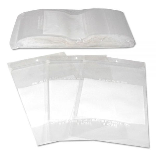 C-Line Write-On Poly Bags, 2 mil, 4" x 6", Clear, 1,000/Carton