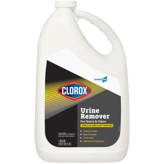 CloroxPro Urine Remover for Stains and Odors Refill 1 Gallon Size - Liquid - Rain Clean Scent - 1 Each