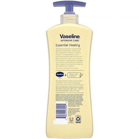 Vaseline Intensive Care Lotion Lotion - 20.30 fl oz - For Dry Skin - Applicable on Body - Moisturising, Absorbs Quickly - 1 Each