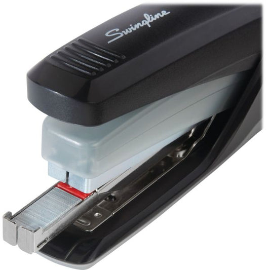 Swingline QuickTouch Reduced Effort Full Strip Stapler, 20-Sheet Capacity, Black/Gray